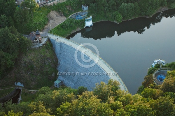 ZÅotniki LubaÅskie - Photo aÃ©rienne barrage en Pologne